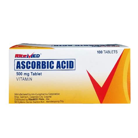 Ascorbic Acid 500 mg .